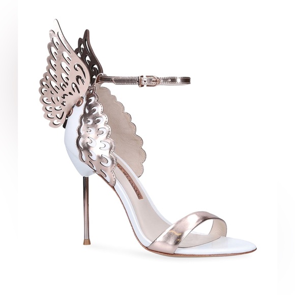 Sophia Webster Shoes - Sophia Webster Evangeline Angel Wing Rose Gold High Heel size 41.5 (11.5) $795